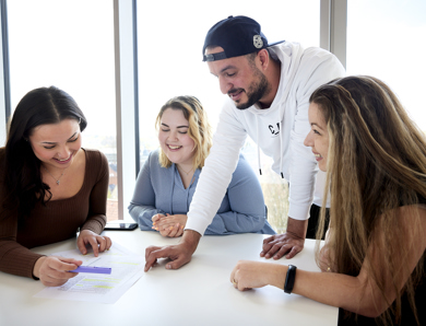 samtale gruppearbejde 4 personer